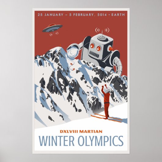 Olympische Winterspelen Poster (Voorkant)
