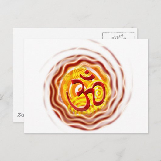 Om 2 briefkaart (Voorkant / Achterkant)