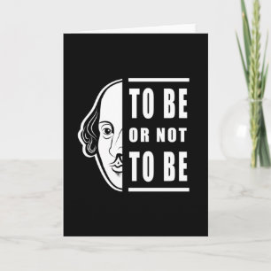 Om al dan niet Shakespeare te zijn, noteer de spia Kaart