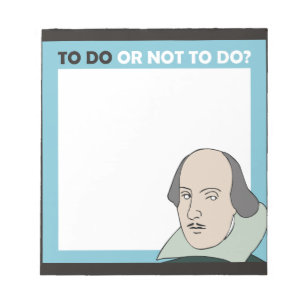 Om al dan niet te doen notitieblok