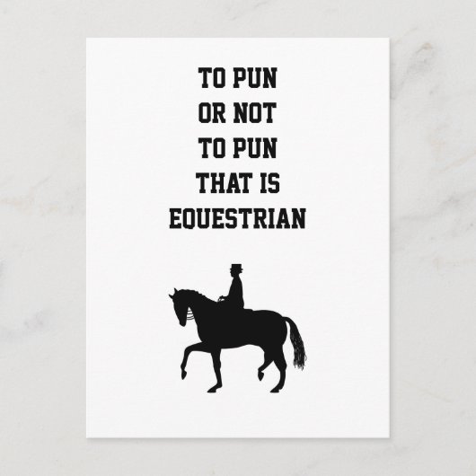 om al dan niet te draaien briefkaart (Voorkant)