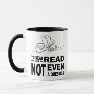 Om al dan niet te lezen mok