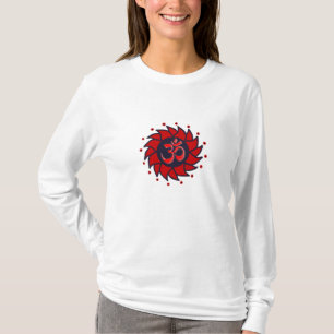 Om and Red Pinwheel - Sweat - shirt à capuche de 