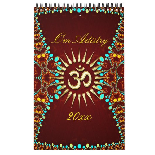 OM Artiste Yoga Nouvel Âge Calendriers méditatifs (Protection)