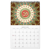 OM Artiste Yoga Nouvel Âge Calendriers méditatifs (Mar 2026)