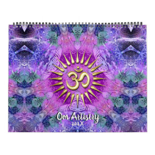 OM Artistry Yoga NewAge Meditational Mandala Kalender