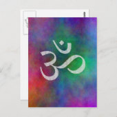 OM Aum Briefkaart (Voorkant / Achterkant)