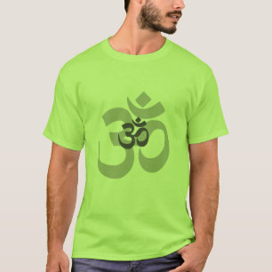Om Aum grijs design voor mannen T-shirt