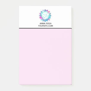 *~* Om Aum Lotus Flower Mandala Post-it® Notes