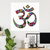 Om Aum Namaste Symbole Yoga posters (Bureau à domicile)