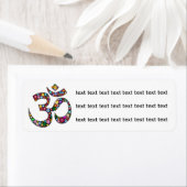 Om Aum Namaste Yoga Symbool label (Insitu)