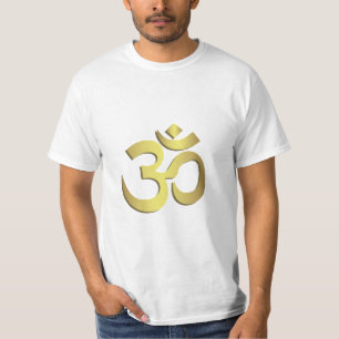 Om ( Aum ) Namaste yoga symbool man T-shirt