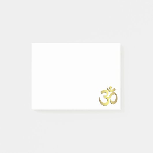 Om ( Aum ) Namaste yoga-symbool Post-it® Notes (Voorkant)
