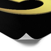 Om ( Aum ) Namaste yoga-symbool Poster (Hoek)