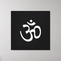 Om Aum overzicht Pictogram, Hindoeïssymbool, zwart