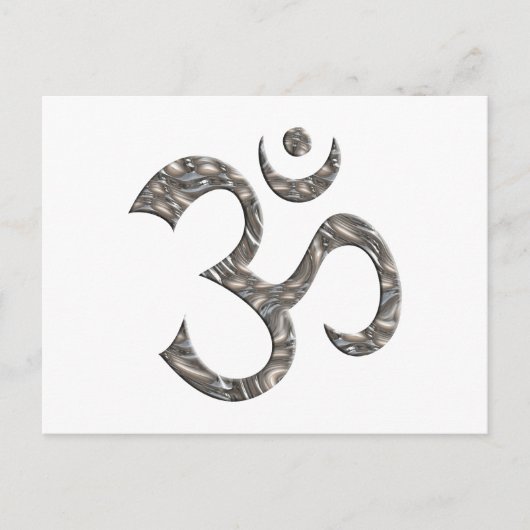 OM / AUM - SILVER BRIEFKAART (Voorkant)