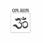 OM AUM STICKER (Voorkant)