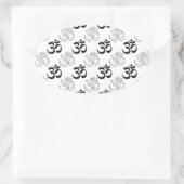 Om, Aum Symbol Ovale Sticker (Tas)