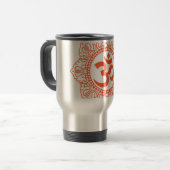 Om/Aum Travel Mug Reisbeker (Voorkant links)