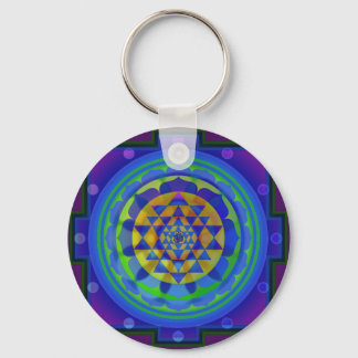 Om (AUM) Yantra mandala Sleutelhanger