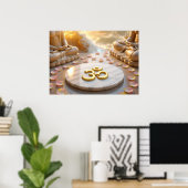 OM - AUM - ZEN BOEDDHISME POSTER (Thuiskantoor)