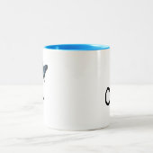 Om avec papillon- Mug (Centre)