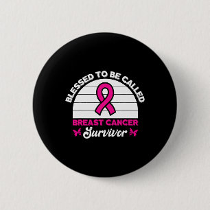 Om borstkanker overlevende roze vlinder worden gen ronde button 5,7 cm