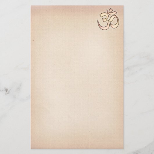 OM BRIEFPAPIER (Voorkant)