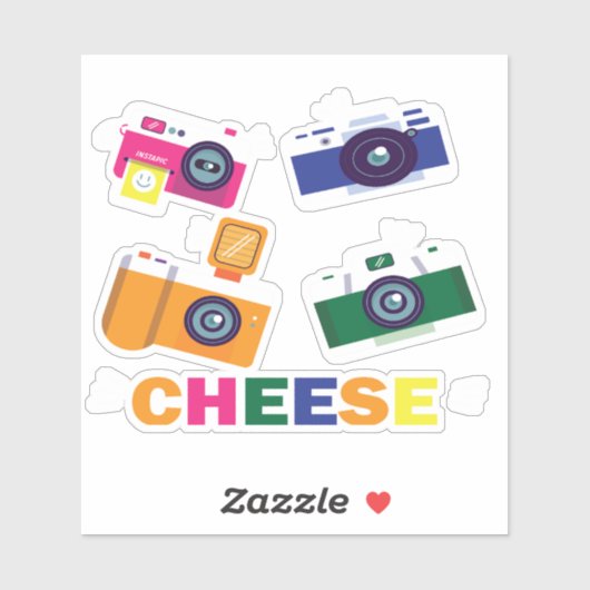 Om camera sticker (Vel)