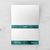 Om carte pour notes (Intérieur)