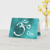 Om carte pour notes (Fleur jaune)