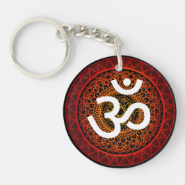 Om chakra mandala sleutelhanger