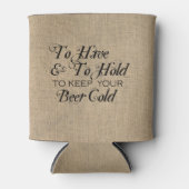 Om de bere koude bruiloft te houden blikjeskoeler (Voorkant)