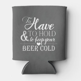 Om de bere koude bruiloft te houden blikjeskoeler