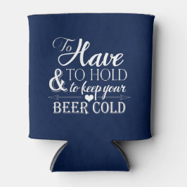 Om de bere koude bruiloft te houden blikjeskoeler