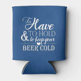 Om de bere koude bruiloft te houden blikjeskoeler