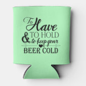 Om de bere koude bruiloft te houden blikjeskoeler (Voorkant)