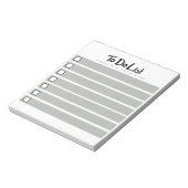 Om de Blocnote van de Lijst te doen (Gedraaid)