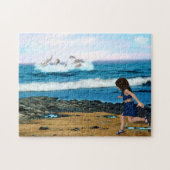 Om de dolfijnen te zien legpuzzel (Horizontaal)