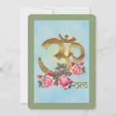 OM de l'Inde - Carte de voeux (Devant)