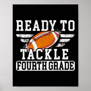 Om de vierde klas terug naar school Football aan t Poster
