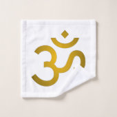 Om devanagari (Gant de toilette)