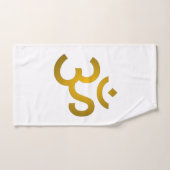 Om devanagari (Serviette à main)