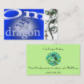 OM DRAGON VISITEKAARTJE (Voorkant / Achterkant)