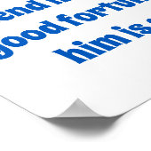 Om één echte vriend te vinden - vriendschappelijke poster (Hoek)