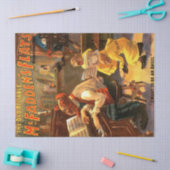 Om een engelendecoupage te zijn tissuepapier (Craft)