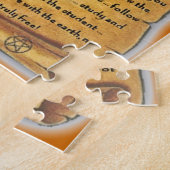 Om een heks-Pagan-puzzel te worden Legpuzzel (Zijkant)
