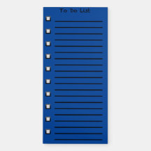 Om een lijst met blauwe magnetische notebooks te m