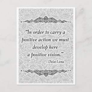 Om een positieve - Positieve Quote's te dragen Briefkaart