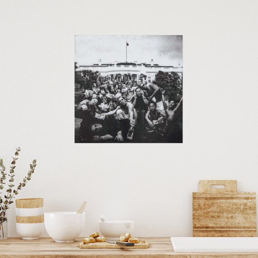 Om een vlinder te poetsen poster (Keuken)